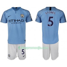 Manchester City Dres STONES 5 Dječji Domaći 2018/19 Kratkih Rukava